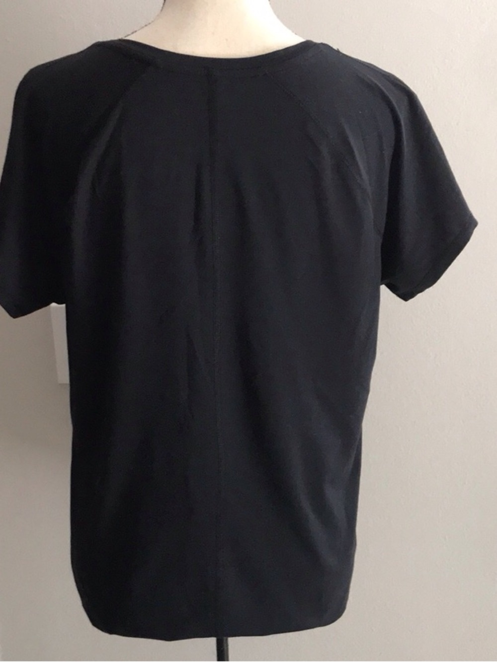 Classic V-Neck Women's Top - Black - Picture 2 of 2